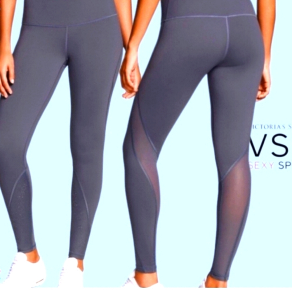 VICTORIAS SECRET SPORT MESH LEGGINGS. XS.